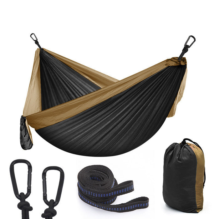 Outdoor double hammock for camping and leisure - essentialdailypicks