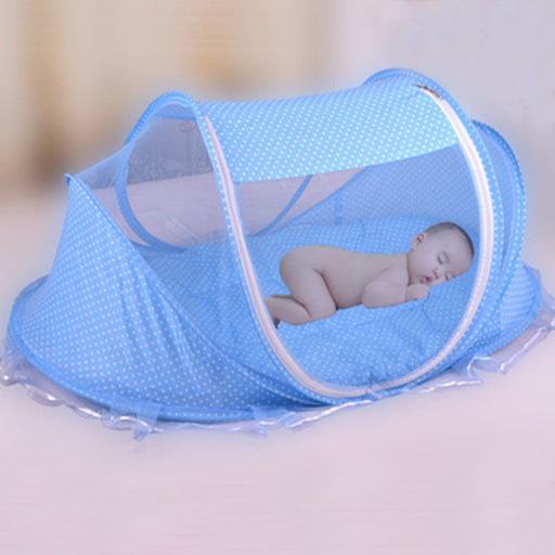 Foldable  Baby Bed Net With Pillow Net 2pieces Set - essentialdailypicks