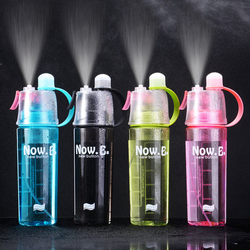 Portable Outdoor Sports Mist Spray Water Bottle Cup - essentialdailypicks