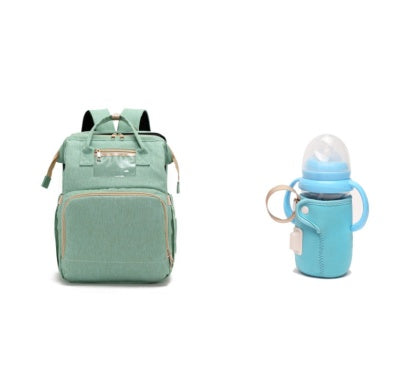 USB charging large capacity multi-functional mommy bed backpack - essentialdailypicks