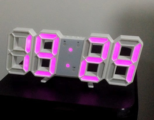 3D LED Digital Wall Clock, Simple And Versatile At Home