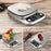 Stainless steel digital kitchen food scale, up to 22lbs - essentialdailypicks