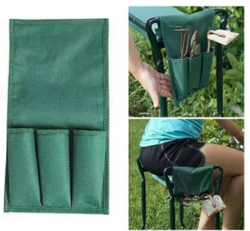 Garden Kneeling Stool Weeding And Flowering Folding Stool Tool Bag - essentialdailypicks