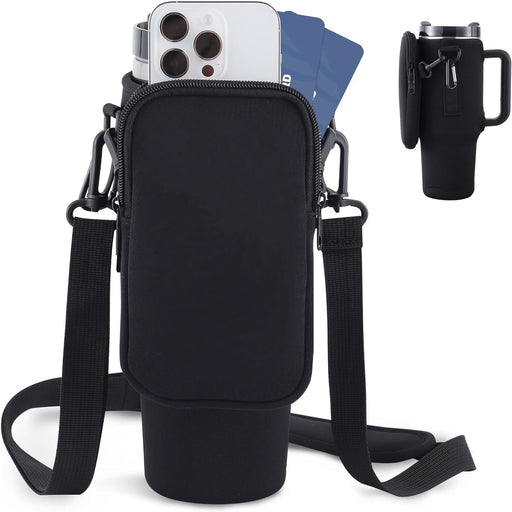 Slok 40oz water bottle carrier with adjustable strap - essentialdailypicks