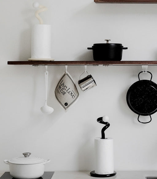 Punch-free Vertical Simple Kitchen Paper Towel Rack - essentialdailypicks