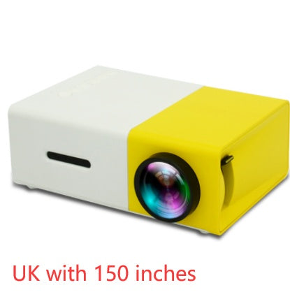 Portable YG300 Mini Projector, 3D HD LED Home Theater Cinema - essentialdailypicks