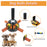 Interactive dog soccer ball with straps for small dogs - essentialdailypicks