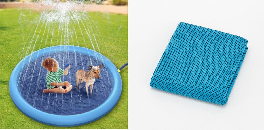 Water Splash Pad For Pets & Kids-Make Your Pets Summer Enjoyable With Our Pad - essentialdailypicks