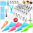 LMETJMA 72 Pcs Cake Decorating Tools Piping Kit - essentialdailypicks