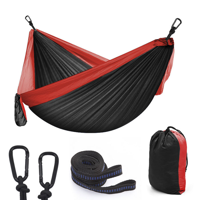 Outdoor double hammock for camping and leisure - essentialdailypicks