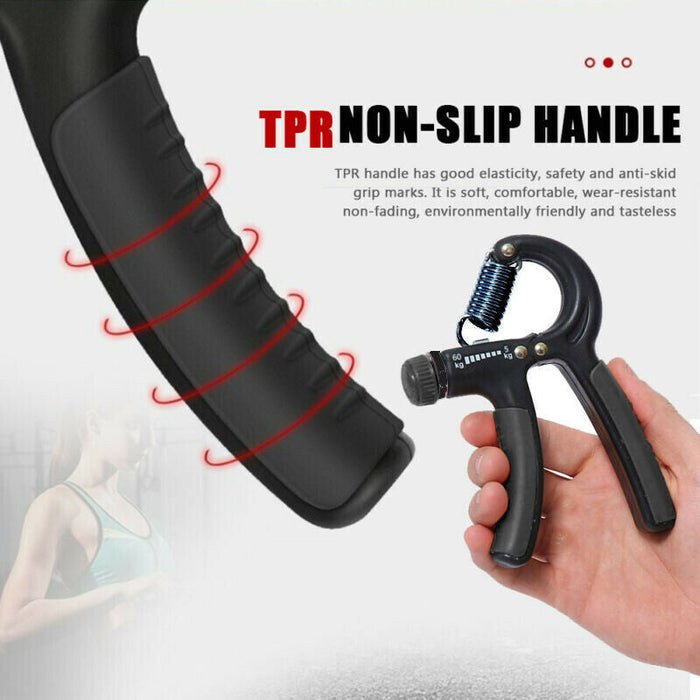 Adjustable hand grip strengthener for gym, fitness - essentialdailypicks