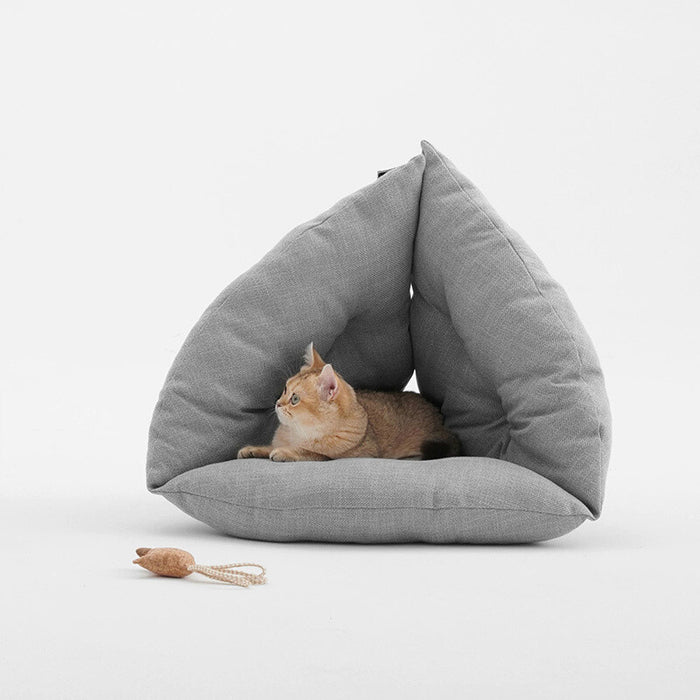 Triangle Shape Cat Nest Pet Bedding Comfort Products - essentialdailypicks