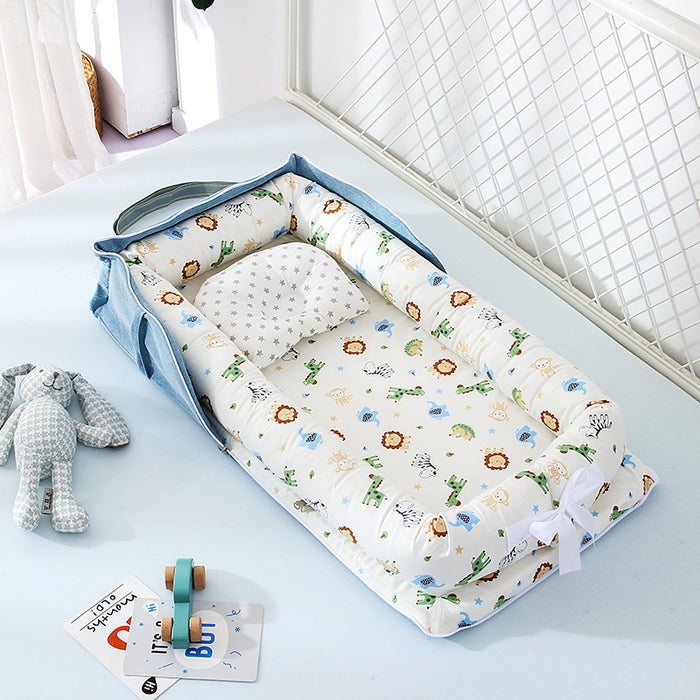 Portable crib for infants, removable, washable, travel-friendly - essentialdailypicks