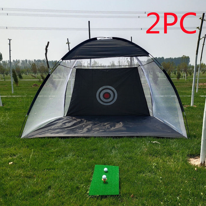 Golf practice net tent for outdoor training, hitting cage - essentialdailypicks