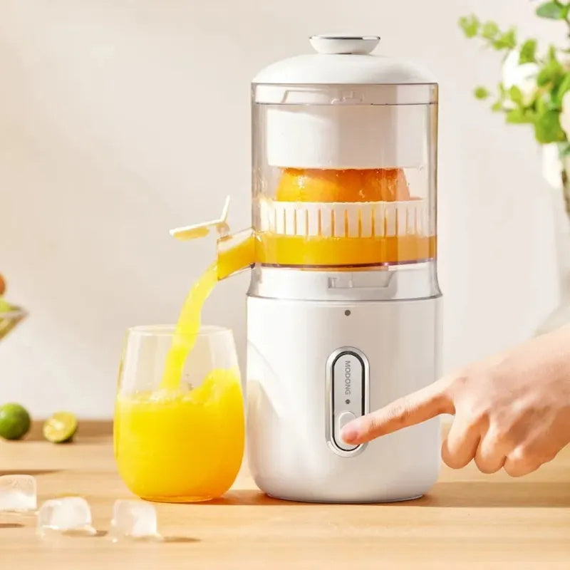 Portable wireless electric juicer for oranges, lemons, and fruits - essentialdailypicks