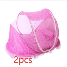 Foldable  Baby Bed Net With Pillow Net 2pieces Set - essentialdailypicks