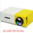 Portable YG300 Mini Projector, 3D HD LED Home Theater Cinema - essentialdailypicks