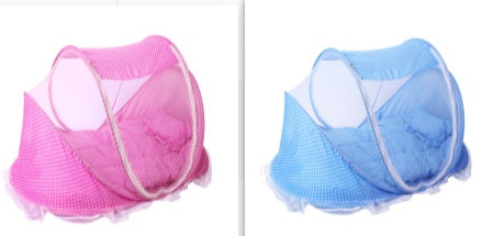 Foldable  Baby Bed Net With Pillow Net 2pieces Set - essentialdailypicks