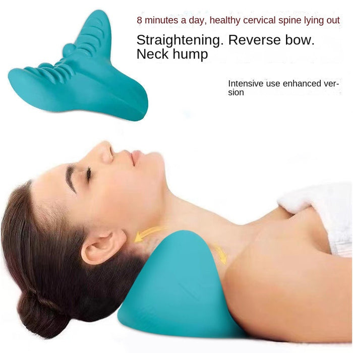 Neck massager pillow for  spine, acupressure design - essentialdailypicks