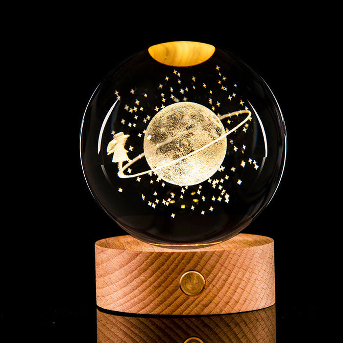 Galaxy Crystal Ball Decoration, 3D Laser Inner Carving - essentialdailypicks