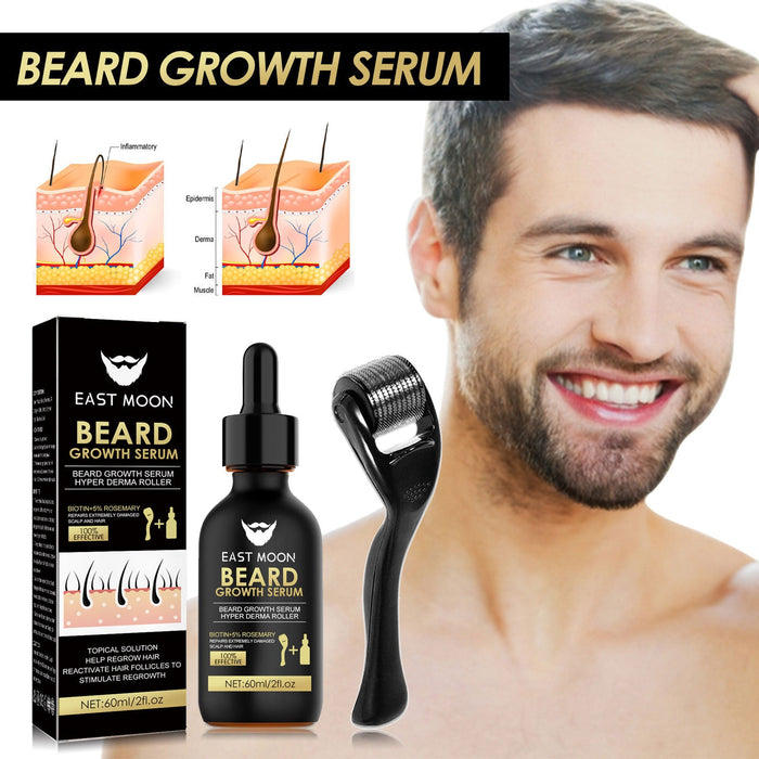 Facial Care For Men With Thick Beard Serum Set - essentialdailypicks