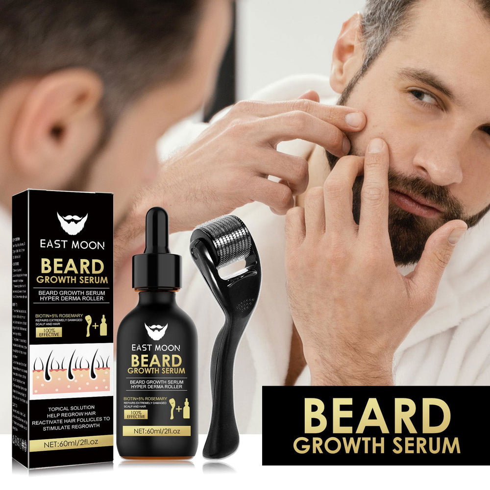 Facial Care For Men With Thick Beard Serum Set - essentialdailypicks