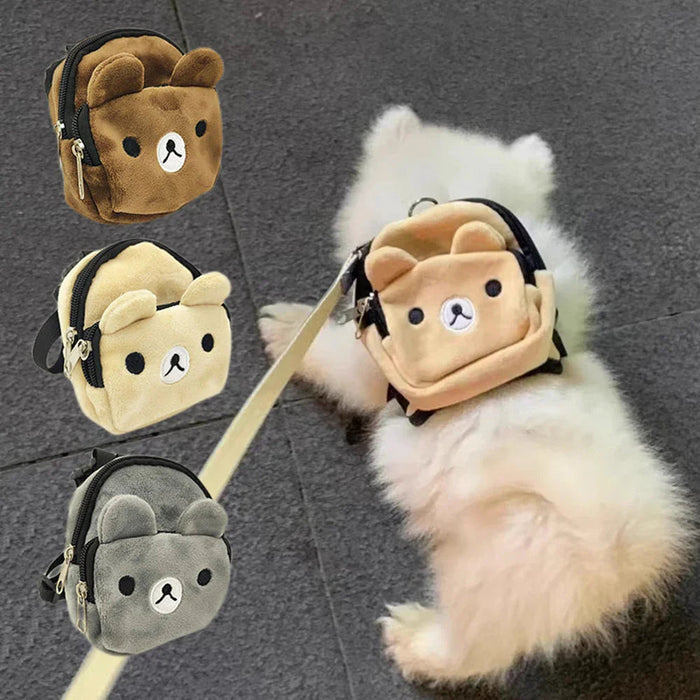 Bear-faced dog backpack for small to medium dogs - essentialdailypicks