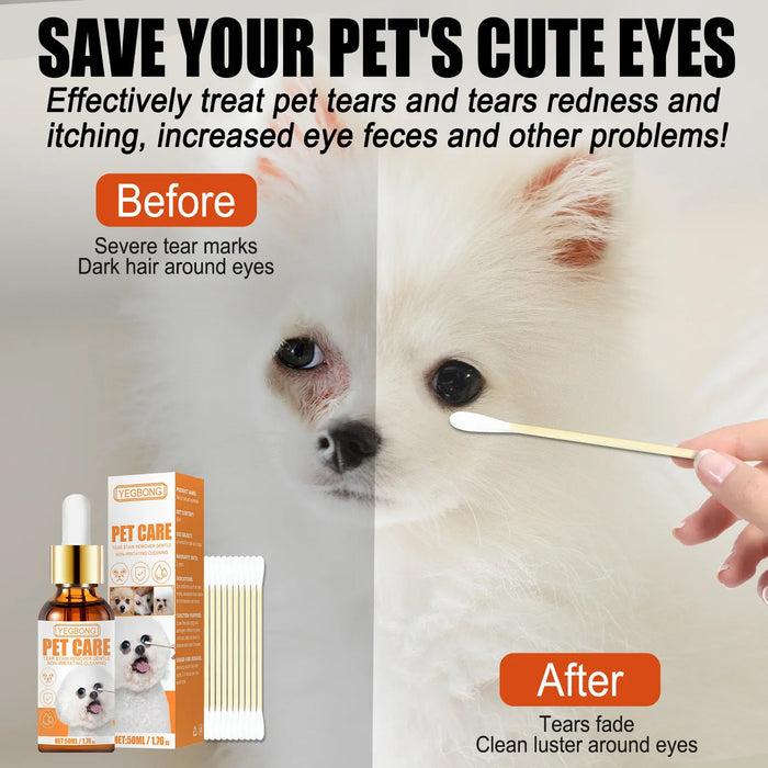 Dog eye wash drops: removes stains, relieves irritation - essentialdailypicks