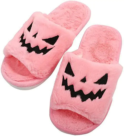 Halloween Pumpkin Slippers - Cozy Slippers - Halloween