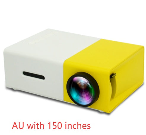 Portable YG300 Mini Projector, 3D HD LED Home Theater Cinema - essentialdailypicks