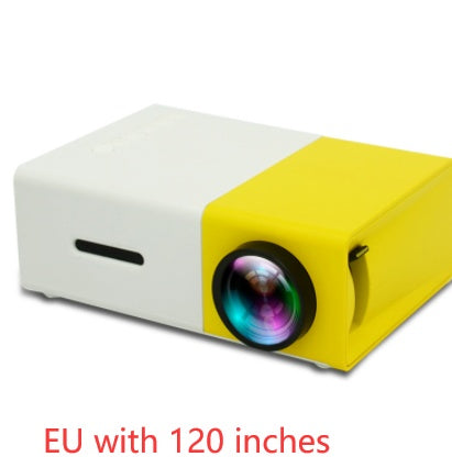 Portable YG300 Mini Projector, 3D HD LED Home Theater Cinema - essentialdailypicks