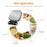 Stainless steel digital kitchen food scale, up to 22lbs - essentialdailypicks