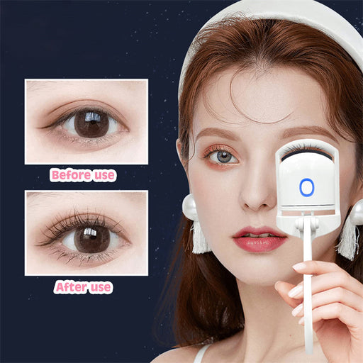 Portable Electric Ironing Heating Eyelash Curler - essentialdailypicks