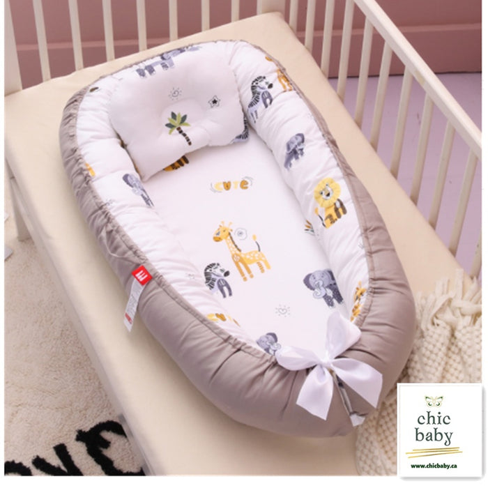 Portable crib for infants, removable, washable, travel-friendly - essentialdailypicks