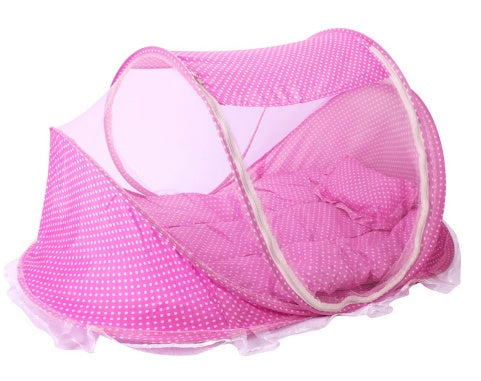 Foldable  Baby Bed Net With Pillow Net 2pieces Set - essentialdailypicks