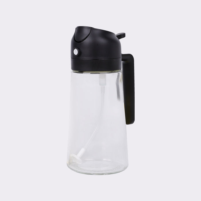 Two-in-one Glass Oil Pot Kitchen Soy Sauce Bottle - essentialdailypicks