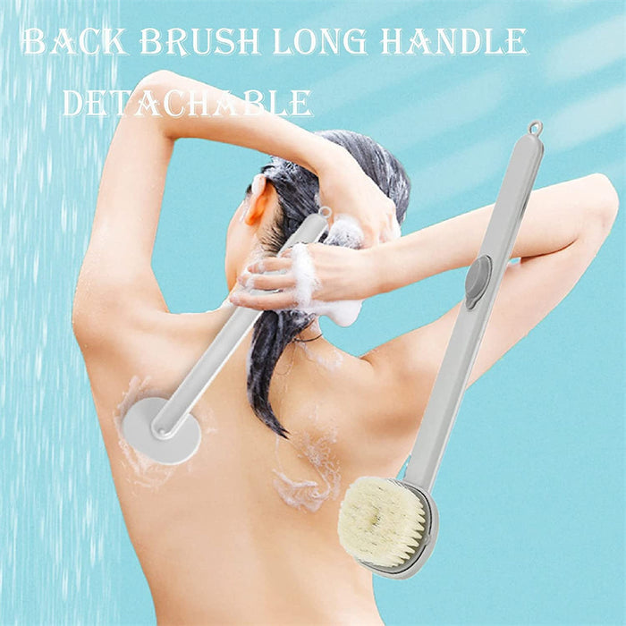 Long Handle Bath Massage Cleaning Brush - essentialdailypicks