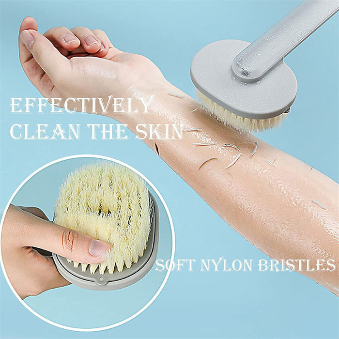 Long Handle Bath Massage Cleaning Brush - essentialdailypicks