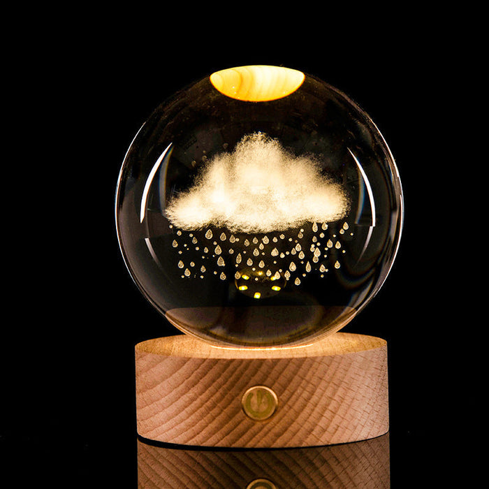 Galaxy Crystal Ball Decoration, 3D Laser Inner Carving - essentialdailypicks