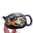 Purple clay teapot with color-changing dragon and phoenix design - essentialdailypicks